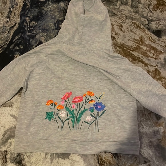 Crave Fame Floral Embroidery Hoody - Picture 2 of 4